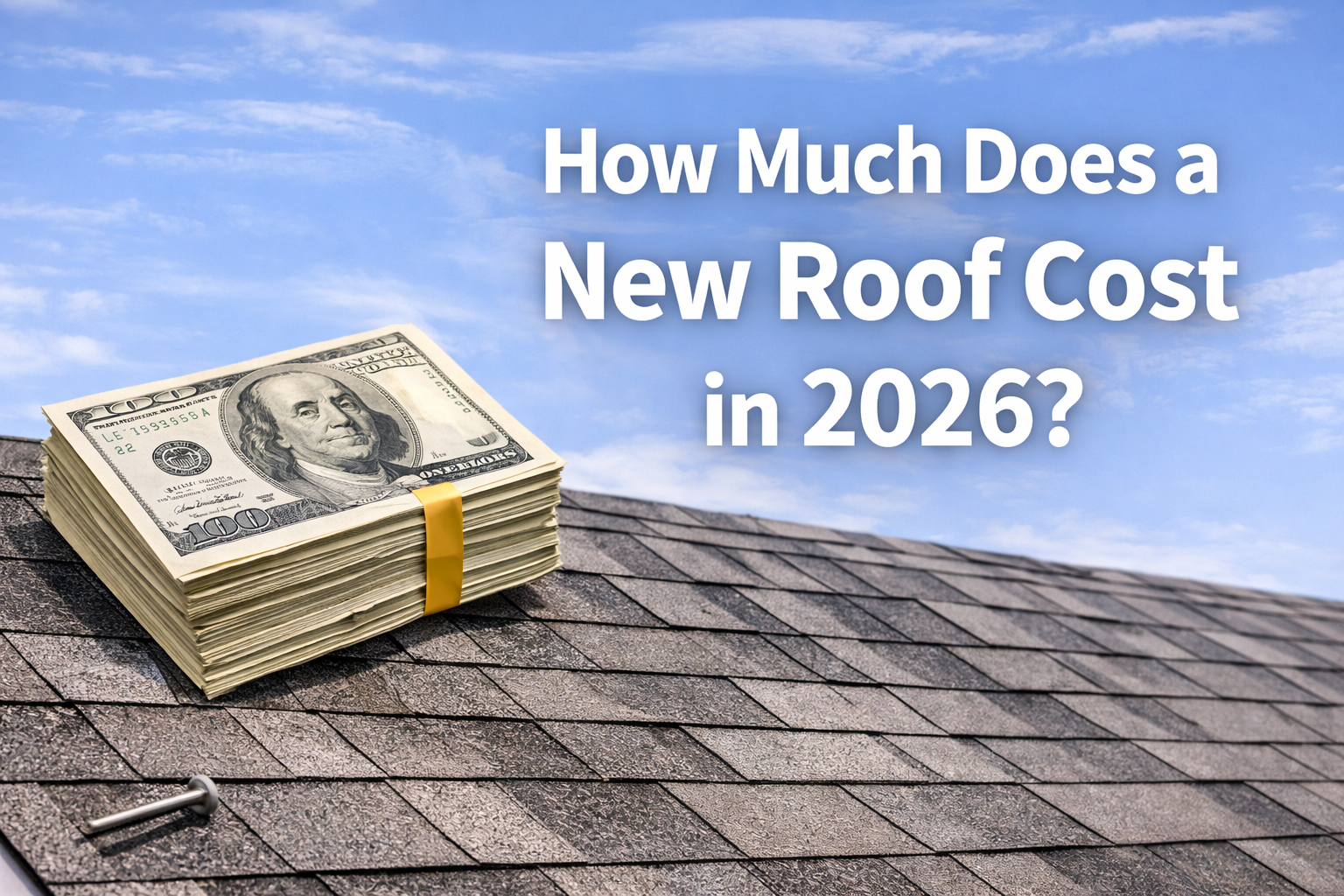 New roof cost guide 2026