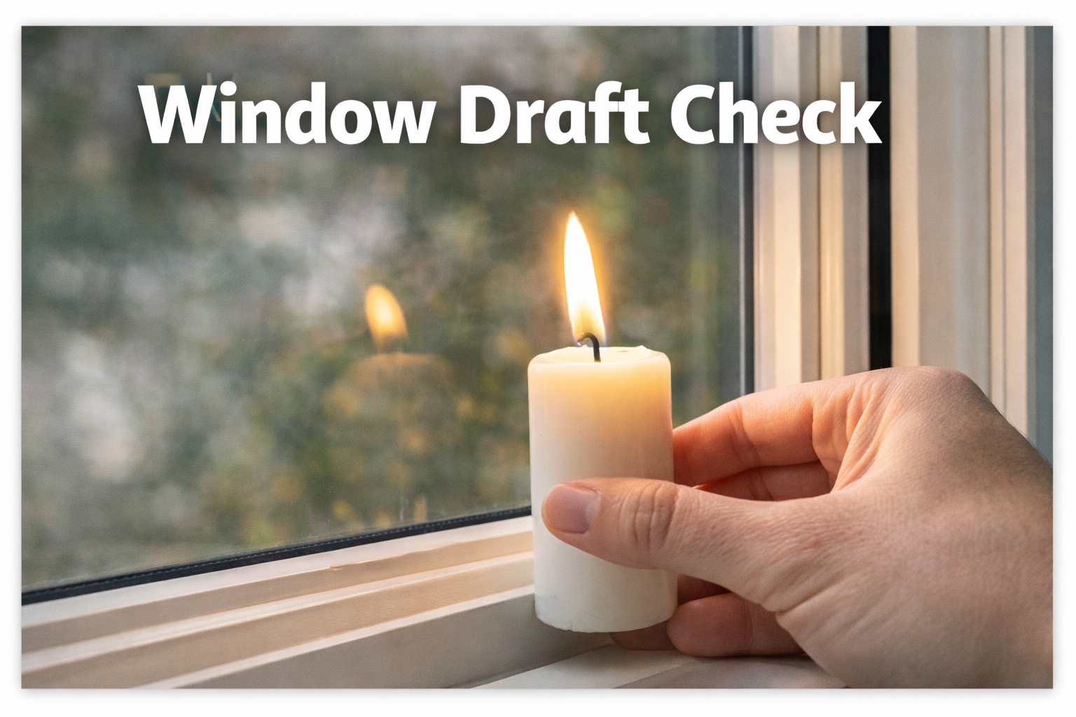 How to check windows for drafts